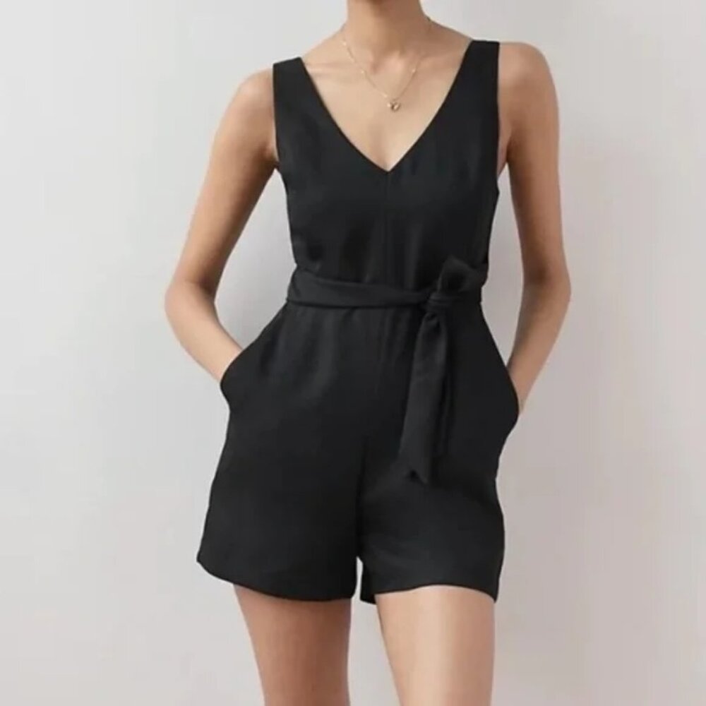Light Blue Aritzia Wilfred Two-Way Wear Ecoulement Romper (Size 2)